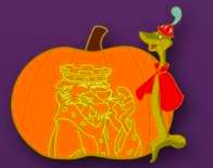 Villain Pumpkins Halloween Series - Prince John &amp; Sir Hiss - DSSH