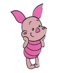 'Winnie the Pooh - Cute Piglet - DLP'