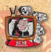 101 Dalmatians 60th Anniversary - Cruella De Vil with Dalmatians Spinner - HKDL
