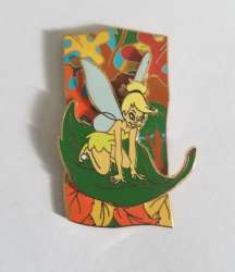 Tinker Bell Riding a Leaf