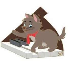 38740 - Aristocats 50th Anniversary - Berlioz on Piano - Disney Studio Store Hollywood / Soda Fountain alternate image
