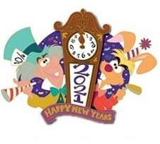 38743 - New Year's Eve/Day - Happy New Year 2021 - Mad Hatter and March Hare - Disney Studio Store Hollywood / Soda Fountain alternate image