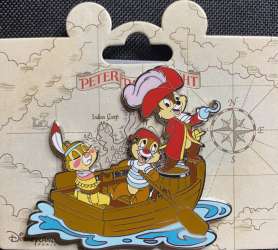 Peter Pan&#039;s Flight - Clarice as Tiger Lily, Dale as Mr. Smee and Chip as Hook - DLP