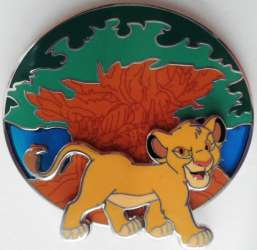 WDW Annual Passholder Quarterly Pin - Simba with Tree of Life - WDW