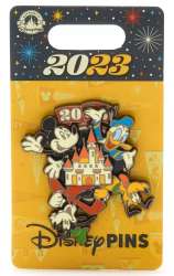2023 Dated Year Pins - Mickey Mouse and Friends Spinner - MLT