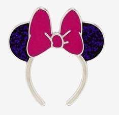 39405 - BoxLunch - Minnie Mouse Ears Headband (Series 2) - Magenta Bow - Disney Licensed alternate image