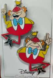 Alice in Wonderland - Tweedledee &amp; Tweedledum Pin Set - MLT