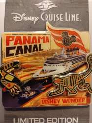 Disney Wonder Panama Canal Crossing pin on pin