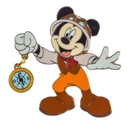 'The Jungle Book Jive Characters - Explorer Mickey with Compass Dangle - DLP'