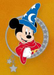 57983 - Etoiles (Stars) Cutout Dangle Collection - Sorcerer Mickey - Disneyland Resort Paris alternate image