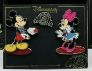 58009 - DLP Pin Trading 20th Anniversary - Mickey and Minnie - Disneyland Resort Paris alternate image