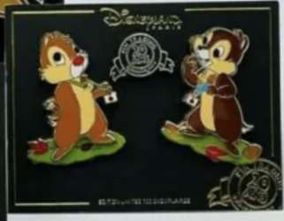 58010 - DLP Pin Trading 20th Anniversary - Chip and Dale - Disneyland Resort Paris alternate image