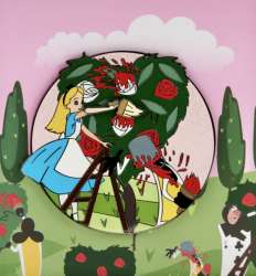 58016 - Loungefly - Collector Box - Alice in Wonderland Painting the Roses Red - Loungefly alternate image