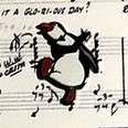 Dancing Penguin Waiter #1 ONLY