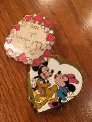 58180 - Sweetheart Series - Mickey Minnie Mouse Happy Valentines Day Heart - Walt Disney World alternate image