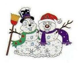 Snowman Characters Pin Set - Chip and Dale - DSUS
