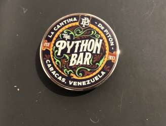 Jock Lindsey's Hangar Bar Coasters Set #2 — The Python Bar ONLY