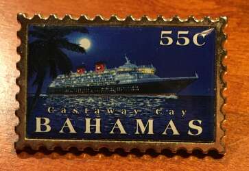 'Disney Cruise Line - Castaway Cay Bahamas ship stamp - DCL'