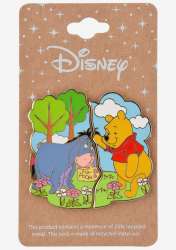58527 - BoxLunch - Valentine’s Day Couples Pin Sets 2023 - Eeyore & Pooh Hundred Acre Wood Pin Set - Loungefly alternate image