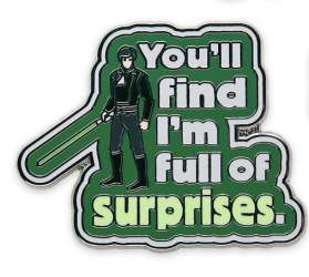 Star Wars Quotes Mystery Pin Set - Luke Skywalker- You’ll find I’m full of surprises - MLT