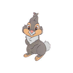 'Bambi - Thumper With His Ears Twisted - DLP'