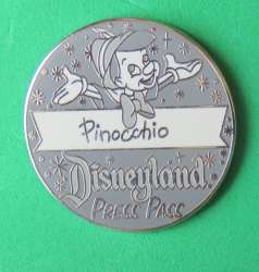 'Dateline: Disneyland 1955 - Press Pass Mystery Set - Pinocchio CHASER - DLR'