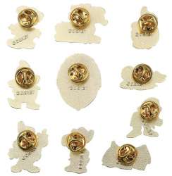 Snow White and the Seven Dwarfs - Lovely Little Songbird Goldtone Boxed Set - Full Set - DSJ