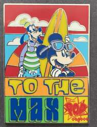 Mickey and Goofy with Surfboard (To the Max)