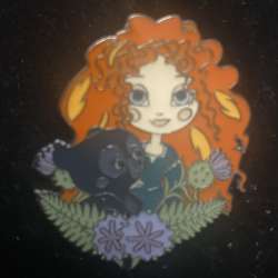 58837 - Hot Topic - Princess Chibi Floral Blind Box - Merida - Loungefly alternate image