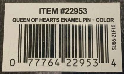 58895 - Pink A La Mode (PALM) - Villains Figural - Queen of Hearts - Disney Licensed alternate image