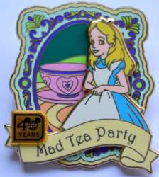 239 - 40th Anniversary of Walt Disney World - Attraction Collection - Alice at Mad Tea Party - Walt Disney World alternate image