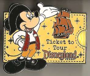 Ticket to Tour the Lore of Disneyland Series - The Sailing Ship Columbia - DLR