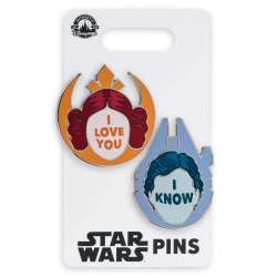 59068 - Star Wars - Princess Leia and Han Solo Couples Pin Set alternate image