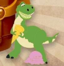 40342 - (PTD) Pin Trader's Delight Series - Rex Eating Ice Cream - Disney Studio Store Hollywood / Soda Fountain alternate image