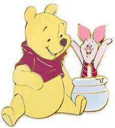 Loungefly - Collector Box - Pooh and Piglet Honey Pot Slider - LFLY