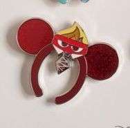 Pixar Character Ear Headbands - Anger - MLT