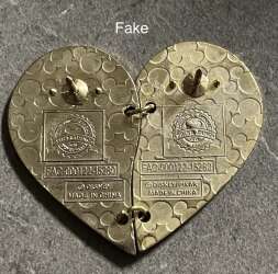 59296 - Connected Hearts - Stitched Heart -  Belle and Beast - Beauty & the Beast alternate image