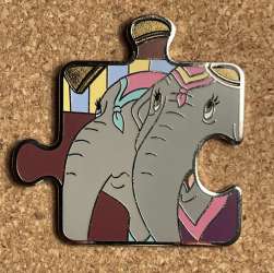 Character Connection Mystery Puzzle - Dumbo - Circus Animals - Elephants - MLT