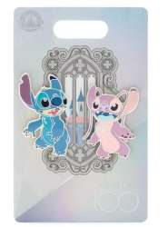 Disney 100 - Build a Pin - Stitch and Angel - 2 Pin Set - MLT