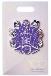 59393 - Disney100 Platinum Celebration - Platinum Celebration Mickey Mouse and Friends Cast Member Pin - Theme Park Cast Member Exclusive alternate image