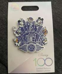 59393 - Disney100 Platinum Celebration - Platinum Celebration Mickey Mouse and Friends Cast Member Pin - Theme Park Cast Member Exclusive alternate image