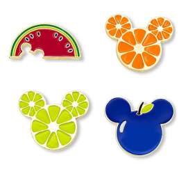 Mickey Mouse Fruit 4-pin set - Mickey Mouse Fruit 4-pin set - DLIC
