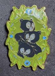 Harris, Hubert, and Hamis as Bear Cubs