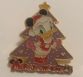 Tokyo DisneySea Abu&#039;s Bazaar Game Prizes - Mrs. Claus Daisy in Front of a Purple Tree - TDR