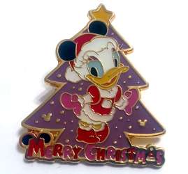 'Tokyo DisneySea Abu's Bazaar Game Prizes - Mrs. Claus Daisy in Front of a Purple Tree - TDR'