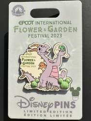 59546 - Epcot International Flower & Garden Festival 2023 - Figment with Cactuses - Walt Disney World alternate image