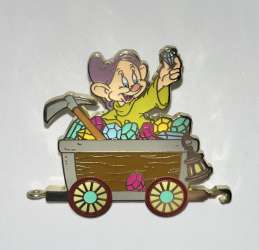 59592 - Disney Train Car Blind Box Enamel Pin - Dopey - Disney Licensed alternate image
