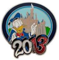 Donald Duck at Sleeping Beauty Castle