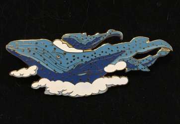 Flying Whales in Clouds