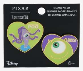 59784 - BoxLunch - Pixar - Mike & Celia Pet Names - Full Set - Loungefly alternate image